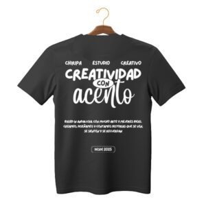 Camiseta "Creatividad con acento"